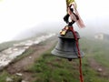 Prayer bell on the mountain Royalty Free Stock Photo