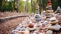 Prayer Cairns Royalty Free Stock Photo