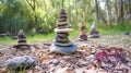 Prayer Cairns Royalty Free Stock Photo