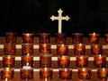 Prayer candles. Royalty Free Stock Photo