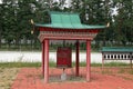 prayer drum in a buddhist temple