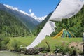 Prayer flags Royalty Free Stock Photo