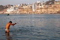 Prayer on Ganges river