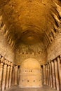 Prayer Hall at Kanheri Caves