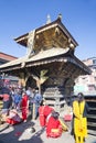 Prayer Offerings, Swayambunath, Kathmandu, Nepal Royalty Free Stock Photo