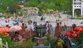 Prayer platform at tian tan buddha, lantau, hong kong