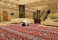 Prayer room for Muslims inside the College of Pharmacy, Jeddah, Saudi.