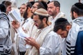 Prayer. Rosh Hashanah, Jewish New Year. It is celebrated near the grave of Rabbi Nachman.Pilgrims Hasidim.