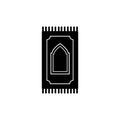 prayer rug icon logo vector design template Royalty Free Stock Photo