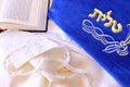 Prayer Shawl - Tallit, jewish religious symbol