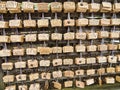 Prayer tablets at Meiji Shrine Royalty Free Stock Photo