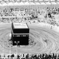 Prayer and Tawaf - circumambulation - Around AlKaaba in Mecca, A