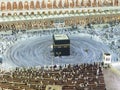 Prayer and Tawaf - circumambulation - Around AlKaaba in Mecca, A