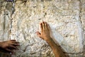 Prayer at the wailing wall, Jerusalem Israel Royalty Free Stock Photo