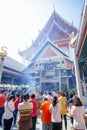 Prayer at Wat Kanlayanamit