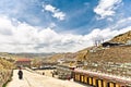 Prayer Weheel of tibetan monastery Royalty Free Stock Photo