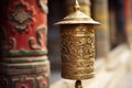 a prayer wheel rotating in the wind Royalty Free Stock Photo