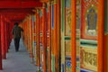 The Prayer Wheel in A ROU temple