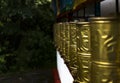 Prayer wheel , Tibet Royalty Free Stock Photo