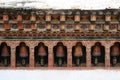 buddhist fortress (dzong) in wangdue phodrang (bhutan)