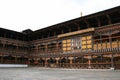 prayer wheels in a buddhist fortress (rinpung dzong) in paro (bhutan) Royalty Free Stock Photo