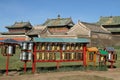 Prayer wheels in Erdene Zuu Monastery