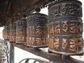 Prayer Wheels, Kathmandu, Nepal