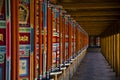 Prayer Wheels of Labrang Monastery Royalty Free Stock Photo