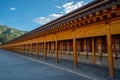 Prayer wheels at Labrang Temple, Xiahe, Gannan, Gansu, China Royalty Free Stock Photo