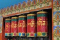 Prayer wheels in McLeod Ganj, Dharamsala, India