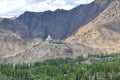 view of peace pagoda leh Royalty Free Stock Photo