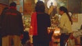 Prayers in Preah Angchek shrine