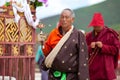 Prayers in the Sertar buddhish college Royalty Free Stock Photo