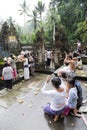 Prayers at Tirtha Empul, Bali, Indonesia