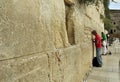 Prayers at the wailing wall