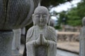 Praying Buddha Statue At Onomichi Japan Royalty Free Stock Photo