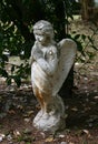 Praying Cemetery Angel Royalty Free Stock Photo