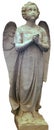 Praying Child Angel Statue Royalty Free Stock Photo