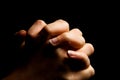 Praying hands Royalty Free Stock Photo