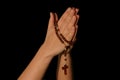 Praying hands #2 Royalty Free Stock Photo