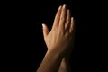 Praying hands Royalty Free Stock Photo