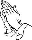 Praying Hands Royalty Free Stock Photo