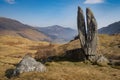 Praying Hands of Mary Start from one of the small car parks on the Bridge of Balgie to Lawers road at the Bridge of Balgie end.