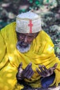 Praying Homeless People on the Streets of one of Ethiopia`s holiest cities.