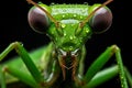 Praying mantis macro. Generate Ai Royalty Free Stock Photo