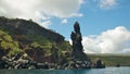 Praying Monk on Buccaneer Cove in Santiago Island