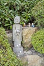 Praying monk statue Haedong Yonggungsa Temple Busan South Korea