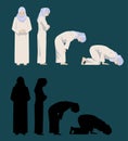 Praying Movements of A Muslim Woman