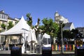 Praza da Constitucion Square Architecture from Lugo City. Spain. Royalty Free Stock Photo