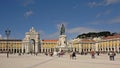 PraÃÂ§a do ComÃÂ©rcio, or commerce square,with Statue of King JosÃÂ©